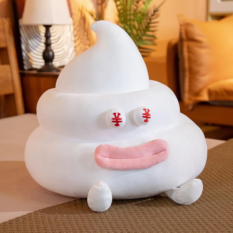 Nice 25cm/35/45CM Funny Poop Plushie Toys Simulation Faeces Pillow Stuffed Soft Creative Sofa Cushion Interesting Birthday Gifts