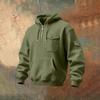 Men's Solid Color Sweatshirt Hoodie Men's Sports Large Size Casual Sweatshirt