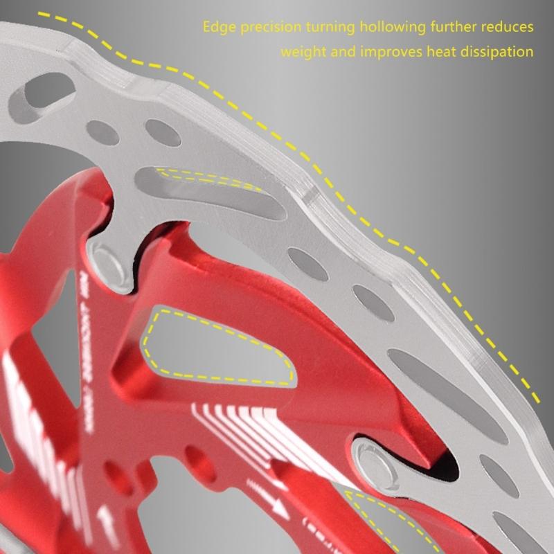 Hollow Road Bike Brake Disc Mountain Bicycles Brake Rotor Central Locking Road Bike Oil Disc Brake Rotors 160mm