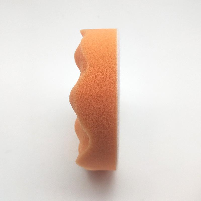 4-Inch, 5-Inch, 6-Inch, 7-Inch Flat & Wave Polishing and Waxing Sponge Wheel, 100mm Diameter
