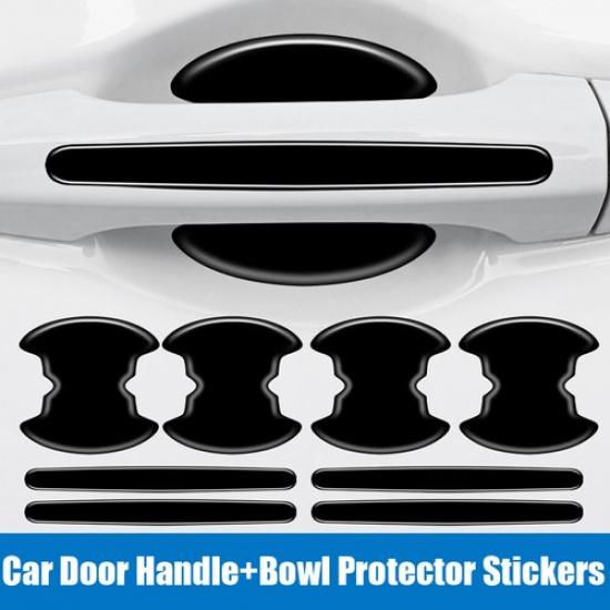 8x Car Door Handle Bowl Anti-Scratch Protective Film Sticker Protection Strips