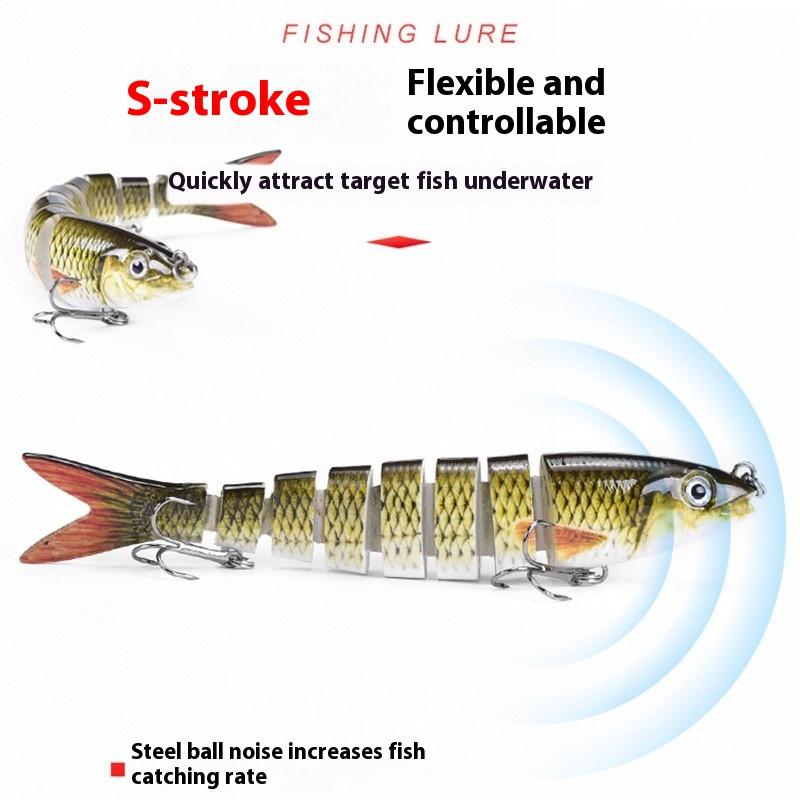 Section Luya Bait 8 Fish Freshwater Sea Fishing Bait Hard Bait Luya Bait Long Throw