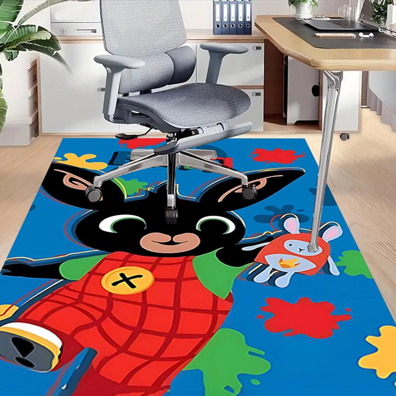 1 Pezzo Bing Bunny Tappeto da Pavimento Antiscivolo Extra Large, Ufficio, Famiglia, Camera da Letto, Studio Tappeto Grande Area Tappeti da Interno