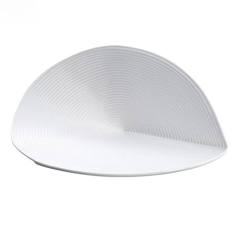 Creative Irregular Ceramic Dinner Plate Restaurant Dessert Plate Snack Plate Pasta Plates Sushi Dish Creative Special Tableware