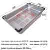 Juqing Nano Silver 304 Stainless Steel Sink Basket