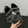 Mode Neu 2025 Pumps Pantoletten Damen Absätze Schuhe Luxus Mode Strasssteine Damen Runde Zehenpartie Schuhe Damen High Heels Schuhe Sandalen