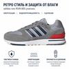 adidas Neo Run 80S Retro Comfortable Shock Absorption Non-Slip Wear-Resistant Low-Top Casual Running Shoes Unisex Sneakers Gray Blue GV7305