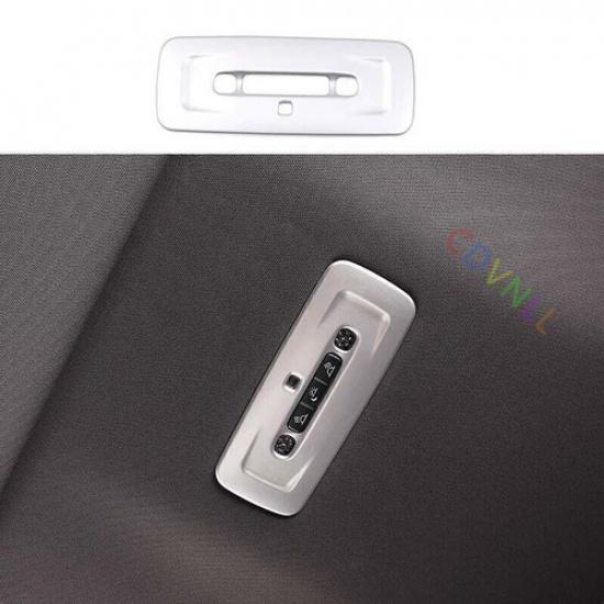 ABS Silver 1pcs Rear Reading Light Lamp Frame Trim For Toyota Avalon 2019-2022