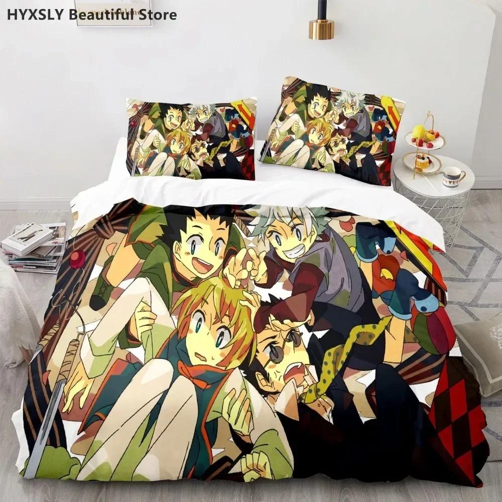 Hunter X Hunter 3D Duvet Cover Set Bedding Set Japanese Anime Twin Queen King Quilt Cover Pillowcases Polyester Home Decor