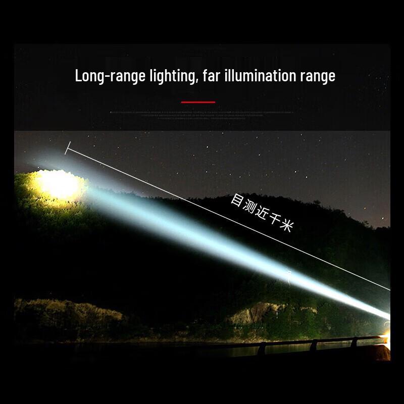 WIDE AWAKE Rechargeable Tactical Flashlight