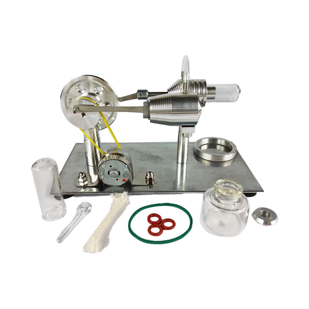 

God Ice Stirling Engine Model - External Combustion Scientific Experiment