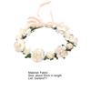 Flower Headband Nice Looking Adjustable Artificial Women Girl Flower Wreath Crown for Wedding