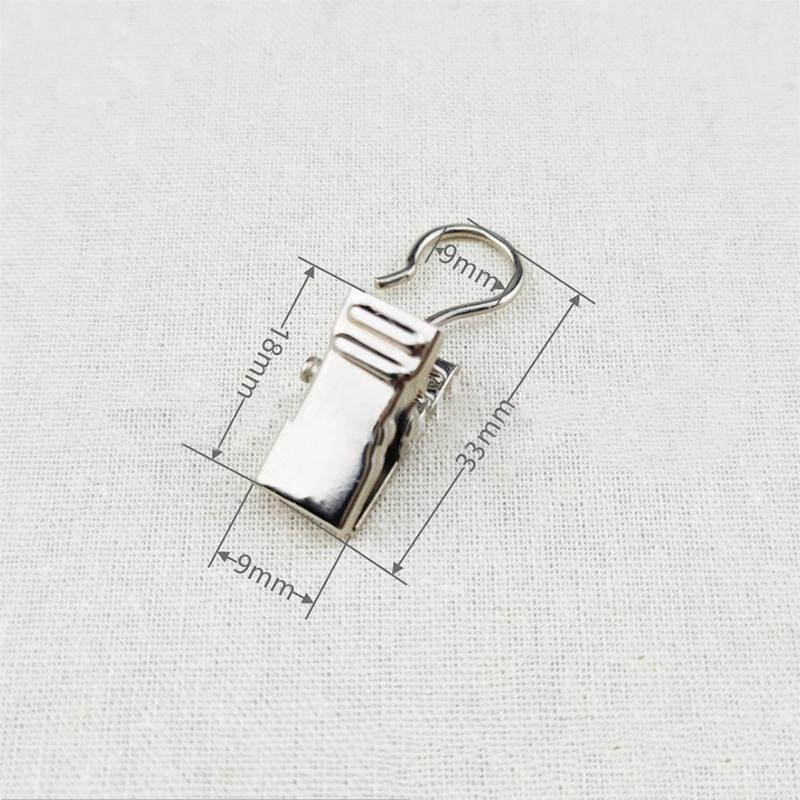 50/100Pcs Multifunctional Metal Stainless Steel Curtain Clips For Hanging Photos Drapes Decor Window Curtain Clamp Accessories