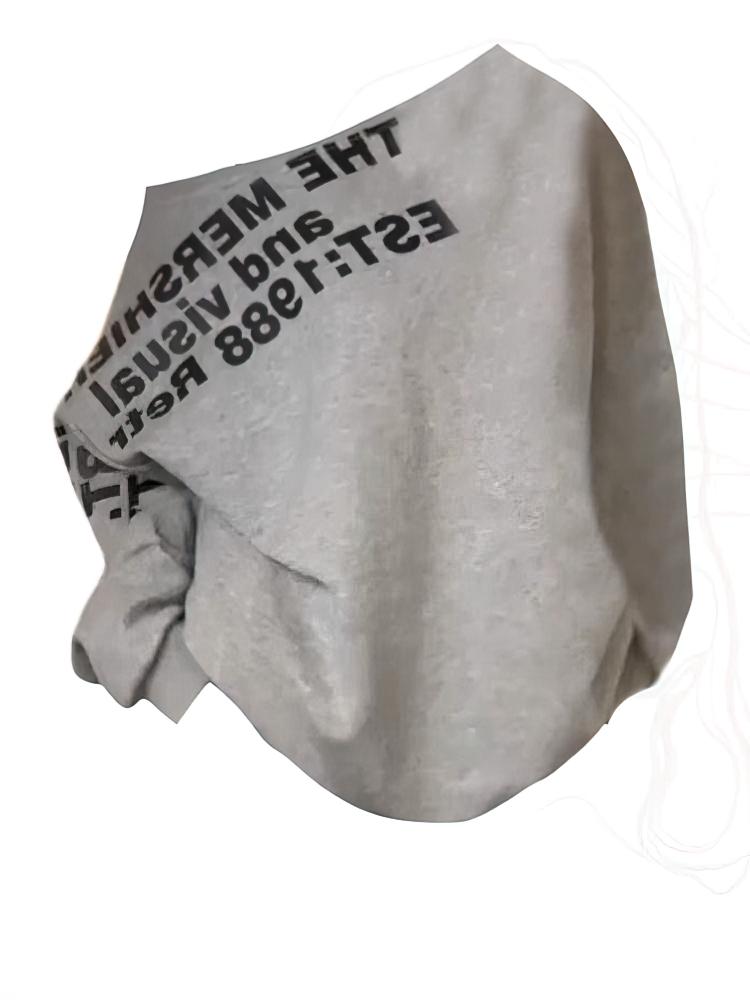 Y2k Sexy Oversize Tričko Dámské Streetwear Potisk Dlouhý rukáv Základní top Dámský Podzim Zima Korejská móda Oversized Trička Košile