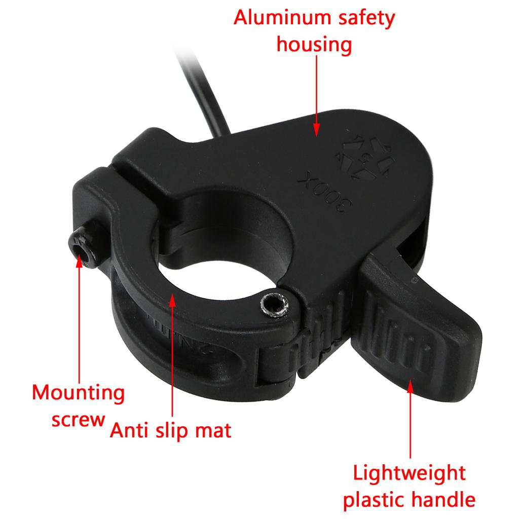 Electric Bike 300X Throttle 3  Waterproof Joint Bike Throttle Accelerator Energy Saving  Resistant for Upgrade
