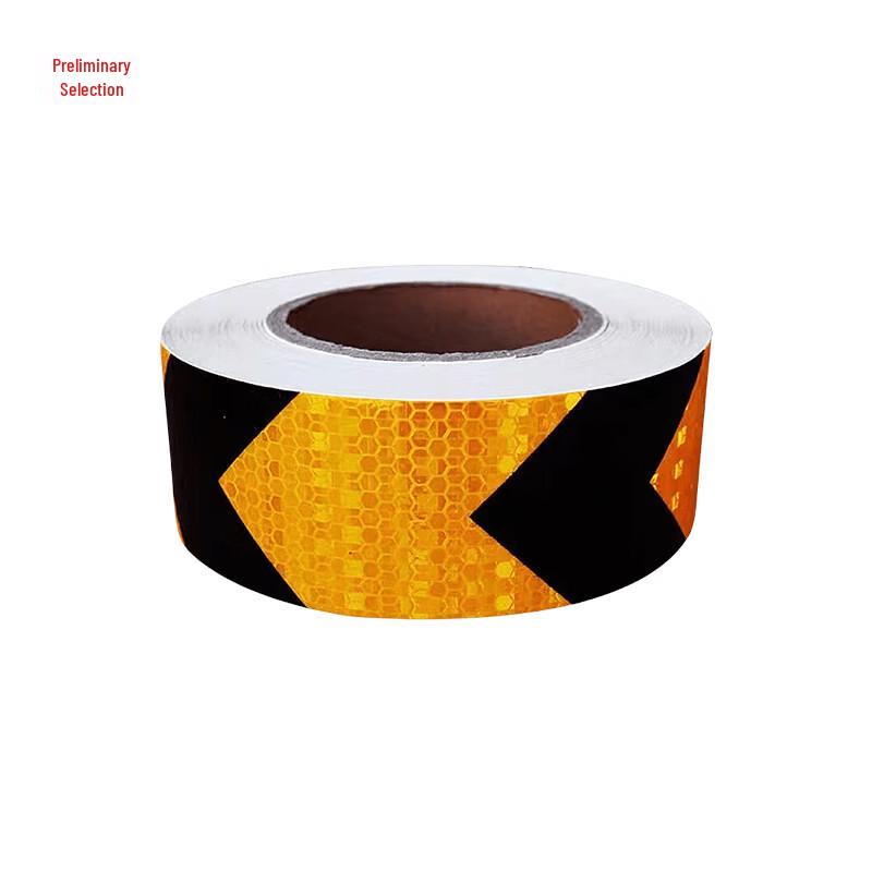 High-Visibility Reflective Arrow Safety Tape