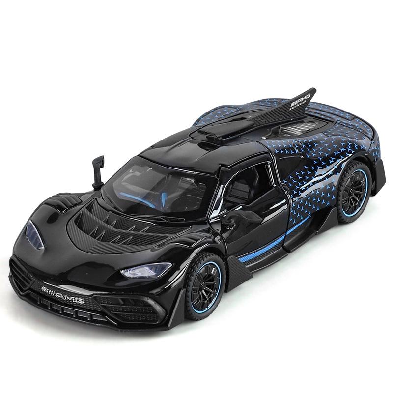1:32 Bez Amg One Supersportwagen Legierung Druckguss Metallmodell Sound Licht Hobby Sammlerstücke Zuhause Trendige Ornamente Geburtstagsgeschenke