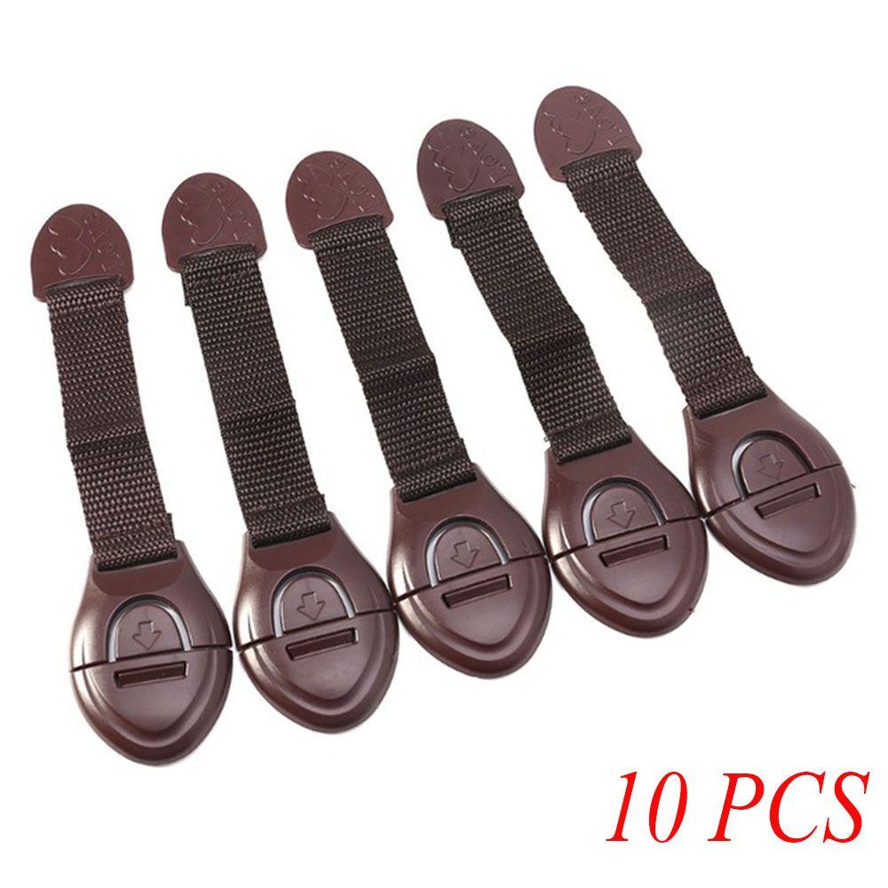 5/10pcs Kids Toilet Cabinet Cupboard Lockstitch Safety Lock Wardrobe Security Latches