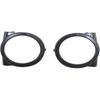 Car Front Bumper Left Right Side Foglight Grille Lamp Cover, Fog Light Lamps Ring Cover Trims, Compatible with BMW M3 E46 2000-2006