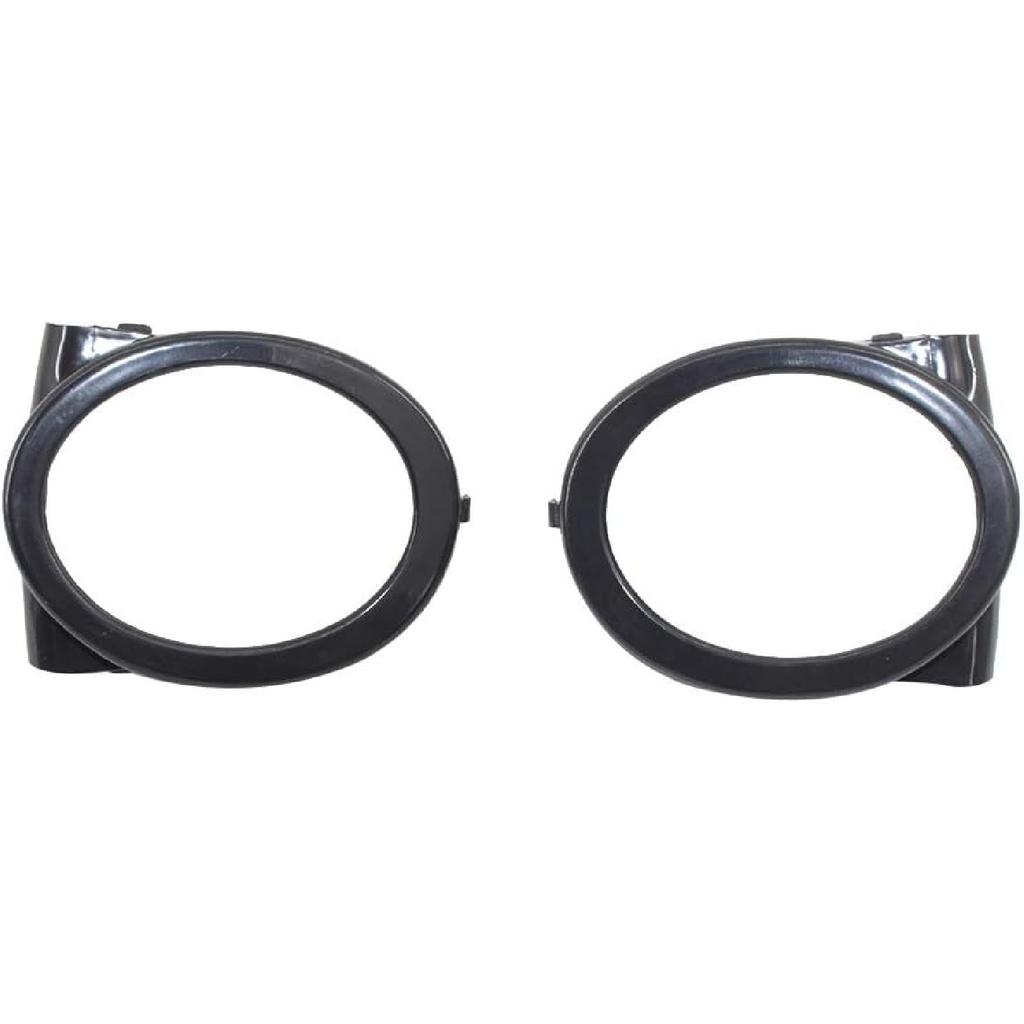 Car Front Bumper Left Right Side Foglight Grille Lamp Cover, Fog Light Lamps Ring Cover Trims, Compatible with BMW M3 E46 2000-2006