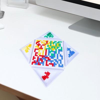 Plastics Blokus Board Game Montessori Puzzle Strategy Board  Parent -Child Interaction