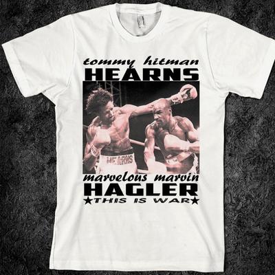 Boxing , Marvin Hagler, Tommy Hearns, Black History, New, S-2XL Unisex T-Shirt