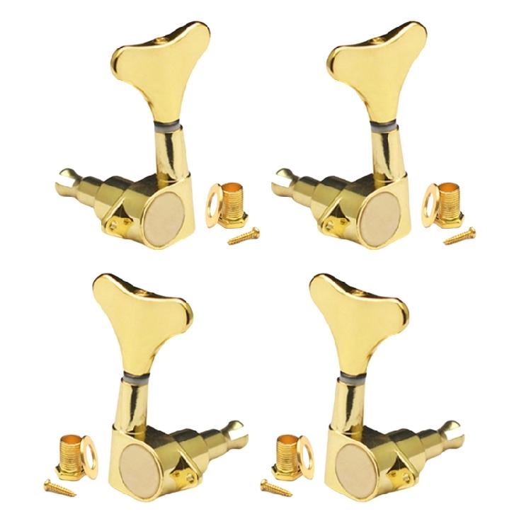 Electric Bass Guitar Sealed Tuning Pegs Bass String Tuners Machine Heads Bass Tuning Keys Buttons Machine Head Tuners
