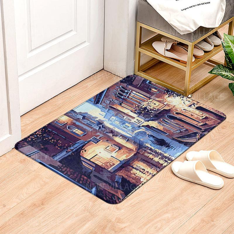 House entrance carpet Home Natural and Animal Styles doormat Room Bath mat Foot mat bath non-slip Kitchen water absorption mat