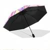 Parapluie Automatique Ouverture Fermeture Impression Chasseurs de Démons KPop, Parapluie Pliable Portable, pour l'Extérieur, les Trajets, le Camping, Cadeau d'Anniversaire Idéal