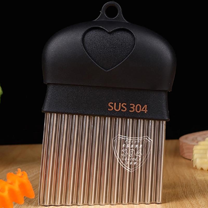 Wolf Potato Slicer Stainless Steel Corrugated Potato Slicer French Fry Cutter