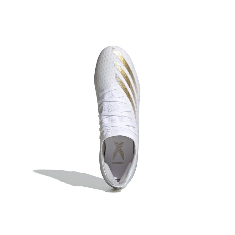 Adidas X Ghosted 3 Round Toe Lace-Up MG (Rubber Short Studs) Artificial Grass Ultra-Fiber Non-Slip Wear-Resistant Soccer Shoes Men Soccer Shoes FW3543