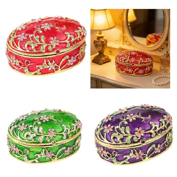 Classical Zinc Alloy Jewelry Organizers With Secure Closure And Ample Space Decorative Jewelry Box For All Your Accessories