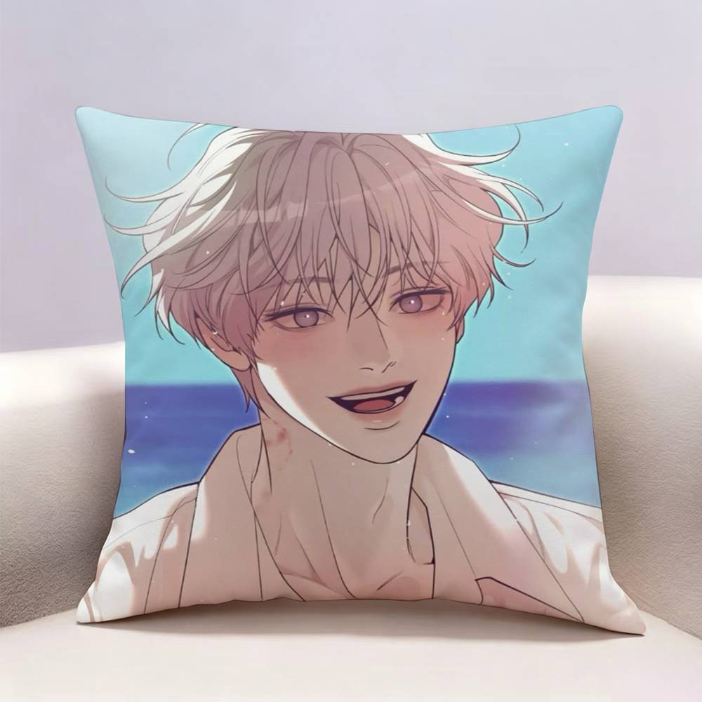 BL Drama Manhwa PPearl BBoy Doublesided print Pillow Case Cushion Cover Throw Pillow Case For Car Sofa
