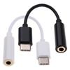 Microphone Earphone USB 3.1 Converter Audio Adapter Cable Cord Type-C To 3.5mm AUX Jack