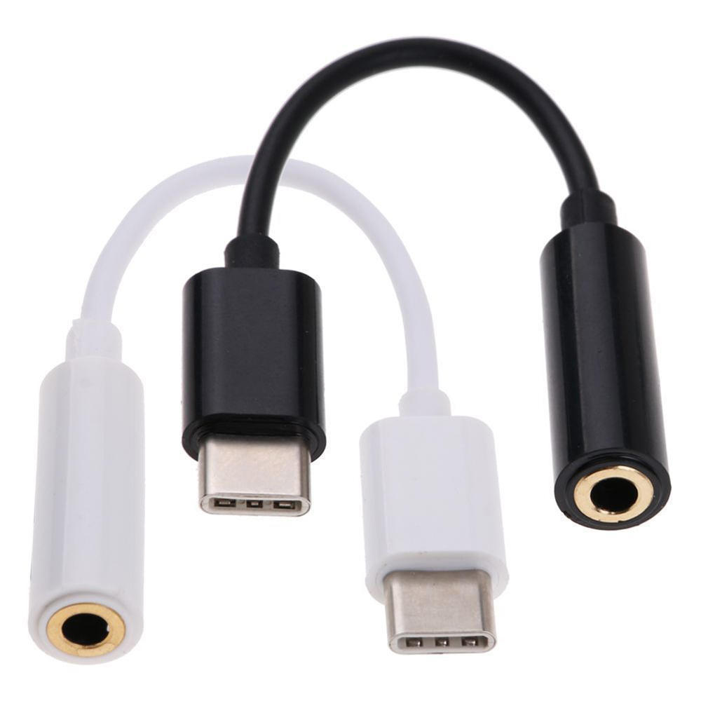 Microphone Earphone USB 3.1 Converter Audio Adapter Cable Cord Type-C To 3.5mm AUX Jack