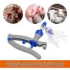 1/2/5ml Automatic Continuous Syringe Animal Adjustable Injector Chicken Poultry Durable Vaccine Injector 10 Needles Veterinary