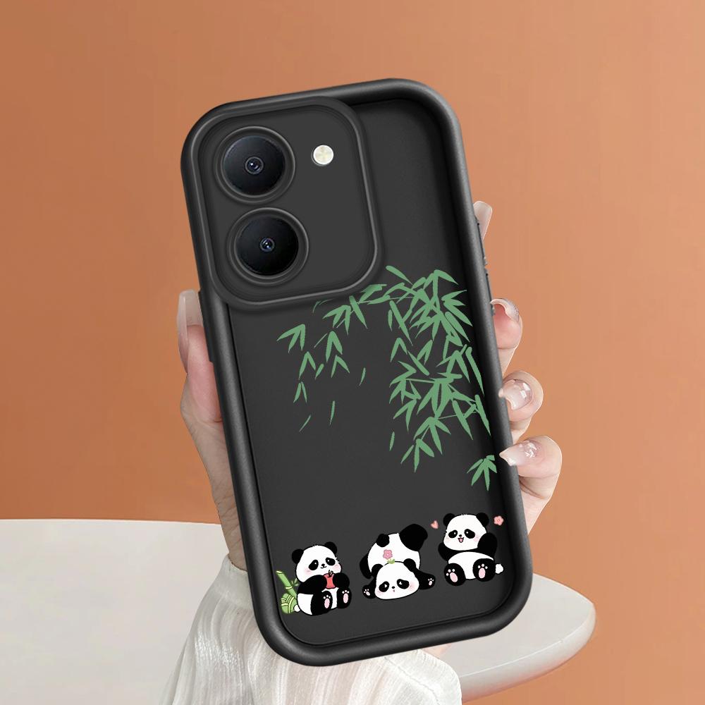 Soft Silicone Square Ladders Cartoon Pattern Full Cover Camera Protection Shockproof Case for iPhone Infinix Tecno Vivo