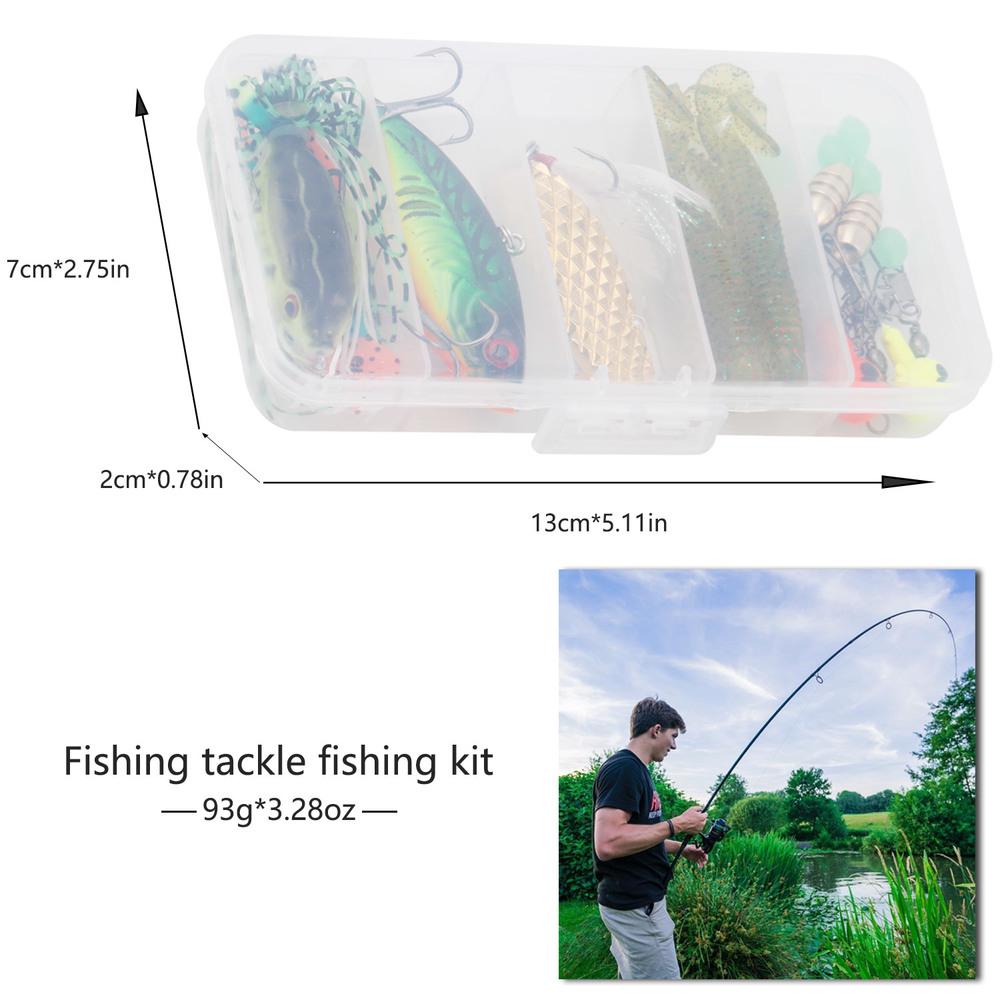Fishing Lures Fishing Bait Artificial Lures Bait with Box Full Kit Fishing Accessories
