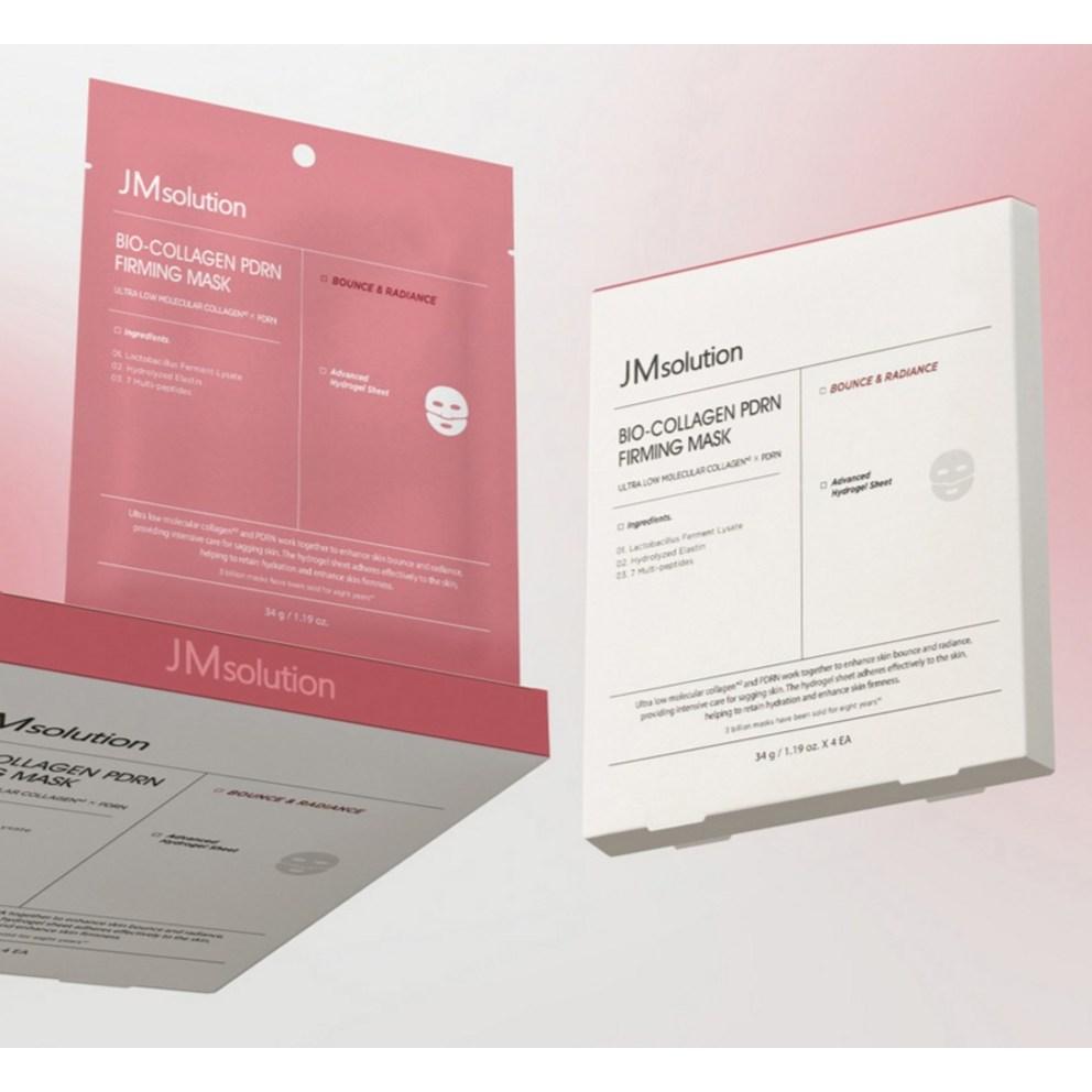JM Solution Mască Fermizantă Bio Colagen PDRN Pack 34g, 4 buc, 1 pachet