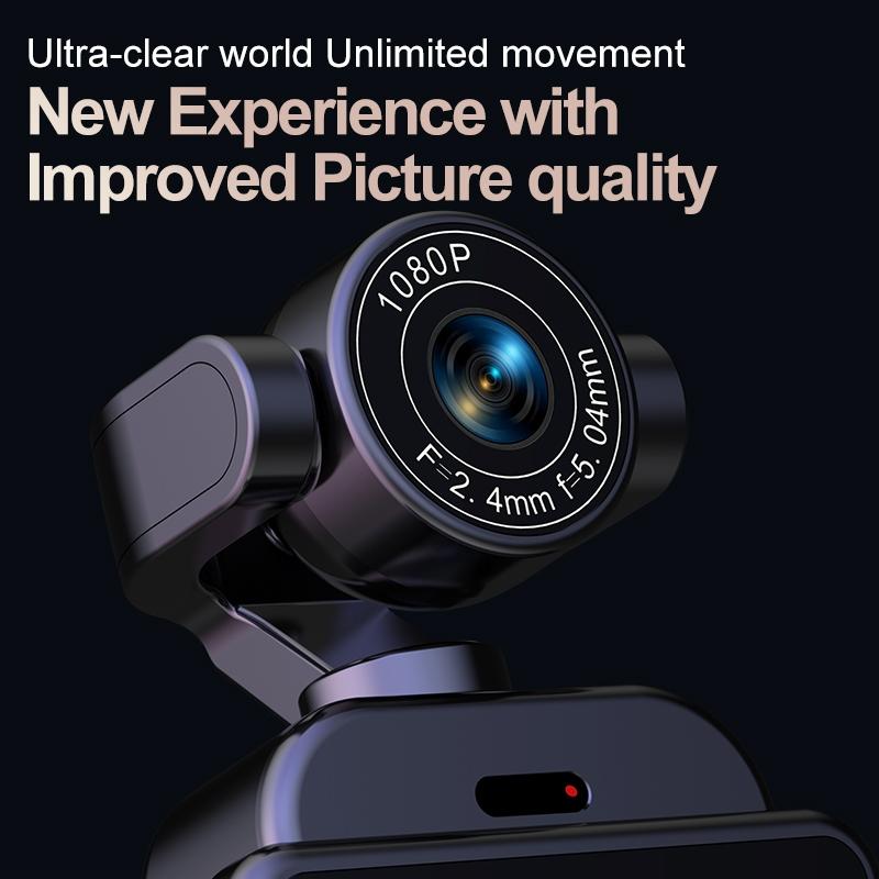 1080P HD Action Camera 360° Rotatable Lens Sports Camera with Night Vision Anti-Shake WiFi APP Control for Cycling/Travel