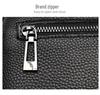 Women's Genuine Leather Lychee Pattern Shoulder Crossbody Bag - Versatile Small Square Design