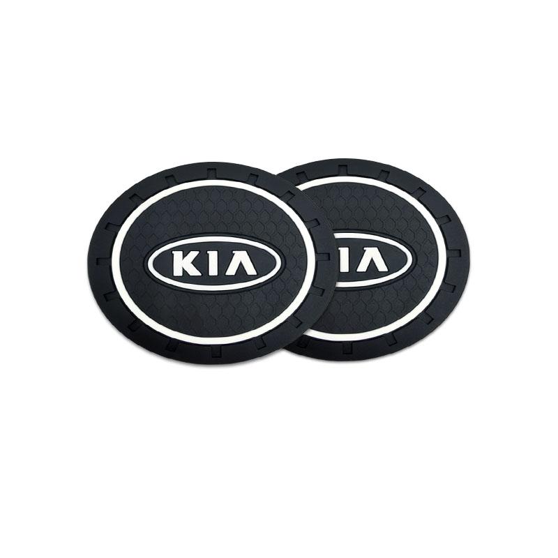 2 ks Protiskluzová podložka do auta Protihluková podložka pod pohár na vodu Polštářek Styling auta Pro Kia Rio Sportage R K3 K4 K5 k6 K7 K8 Ceed Sorento Cerato Soul