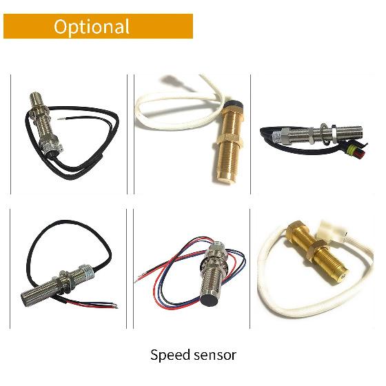 Waterproof 85mm 0-999 km/h MPH Knots GPS Speedometer Odometer Trip Tachometer Hours with Fuel Voltmeter Water Temp for Boat Car