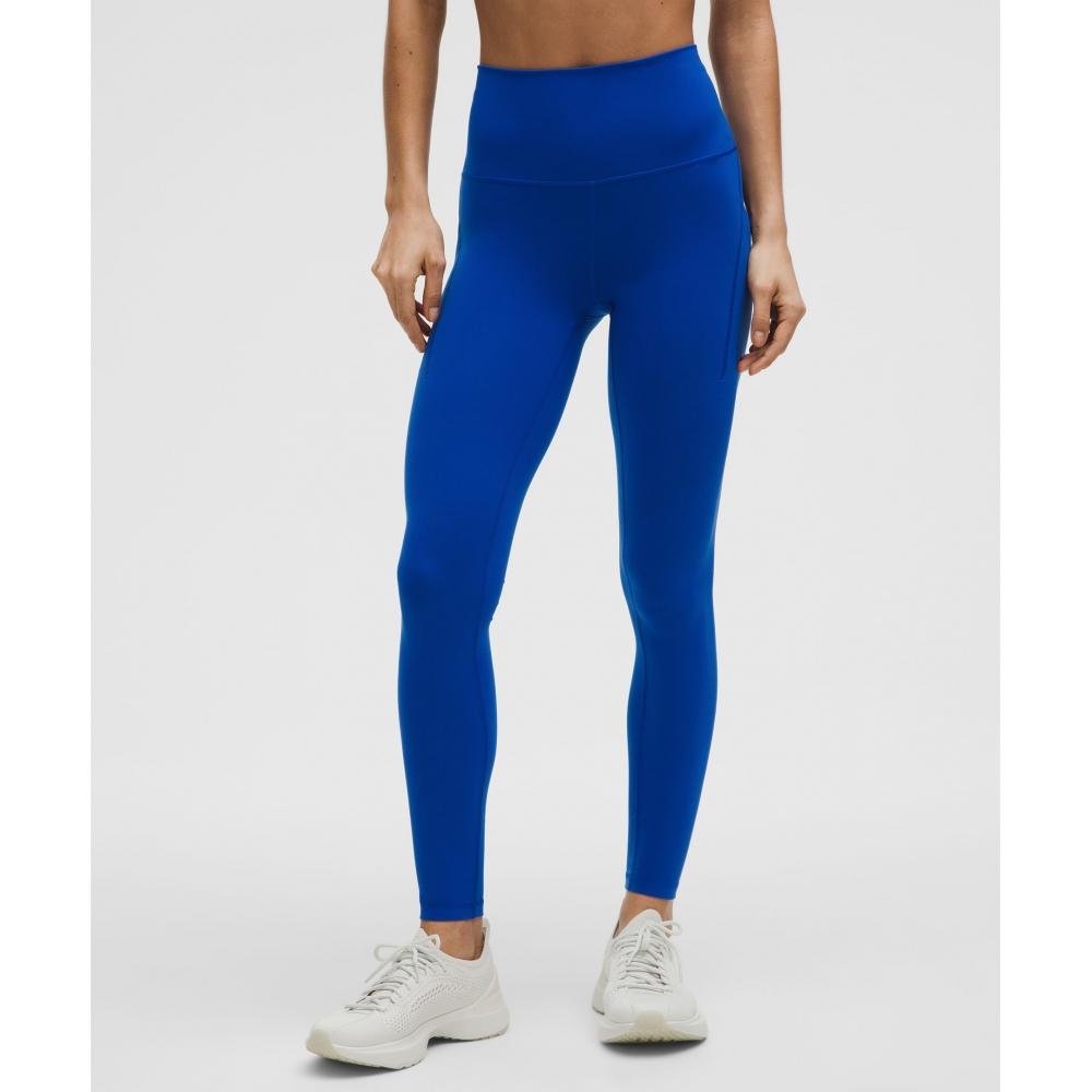 

Lululemon Wunder Train High Rise Tight With Pockets 28 Galactic Cobalt 8/28