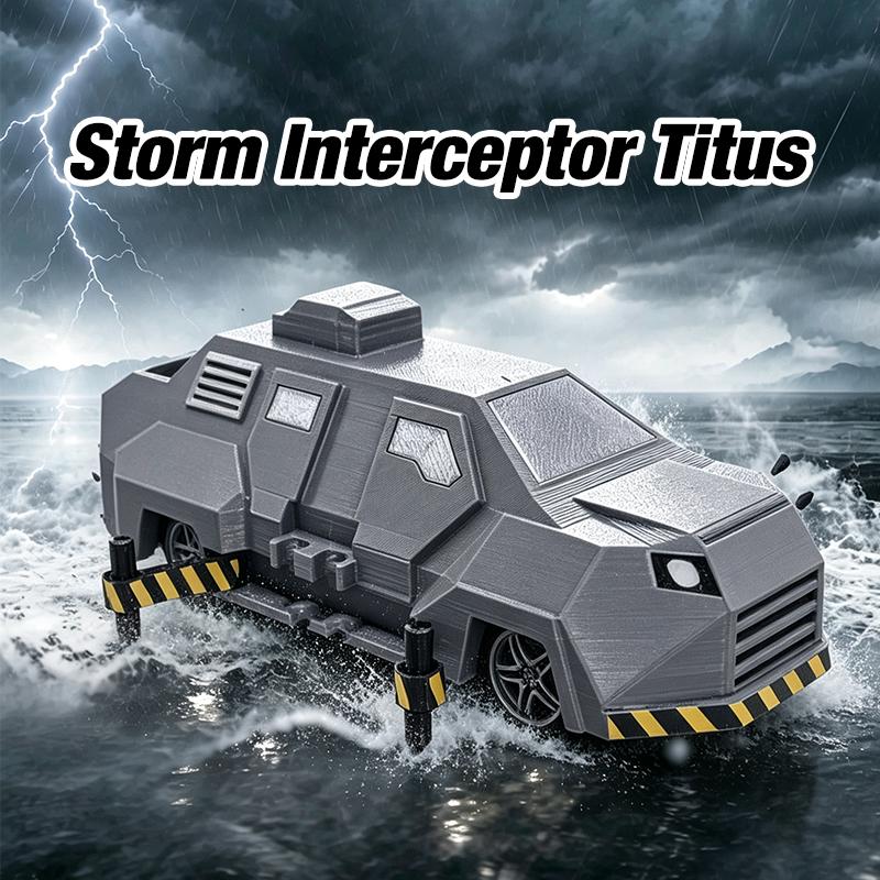 Storm Interceptor Titus Tornado Chaser Armored Vehicle Model Movie Replica Collectible Toy Car Gift