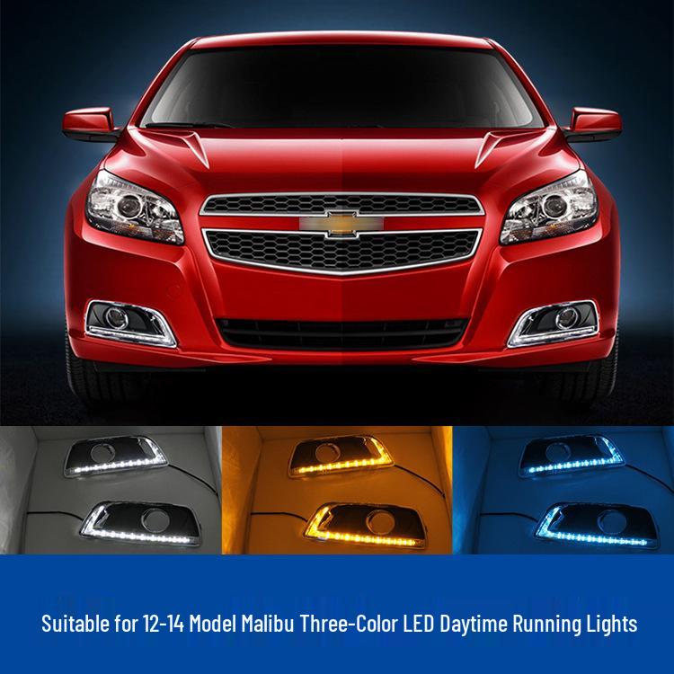 Compatible with 12-15 Malibu models: Daytime Running Lights and LED Fog Lights Conversion Kit.