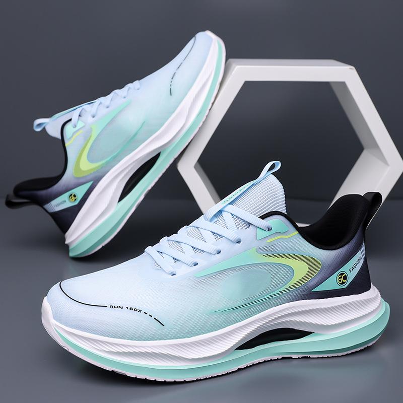 Men's shoes Youth summer mesh breathable running shoes Men's lightweight soft-soled casual sports shoes trend 2025
