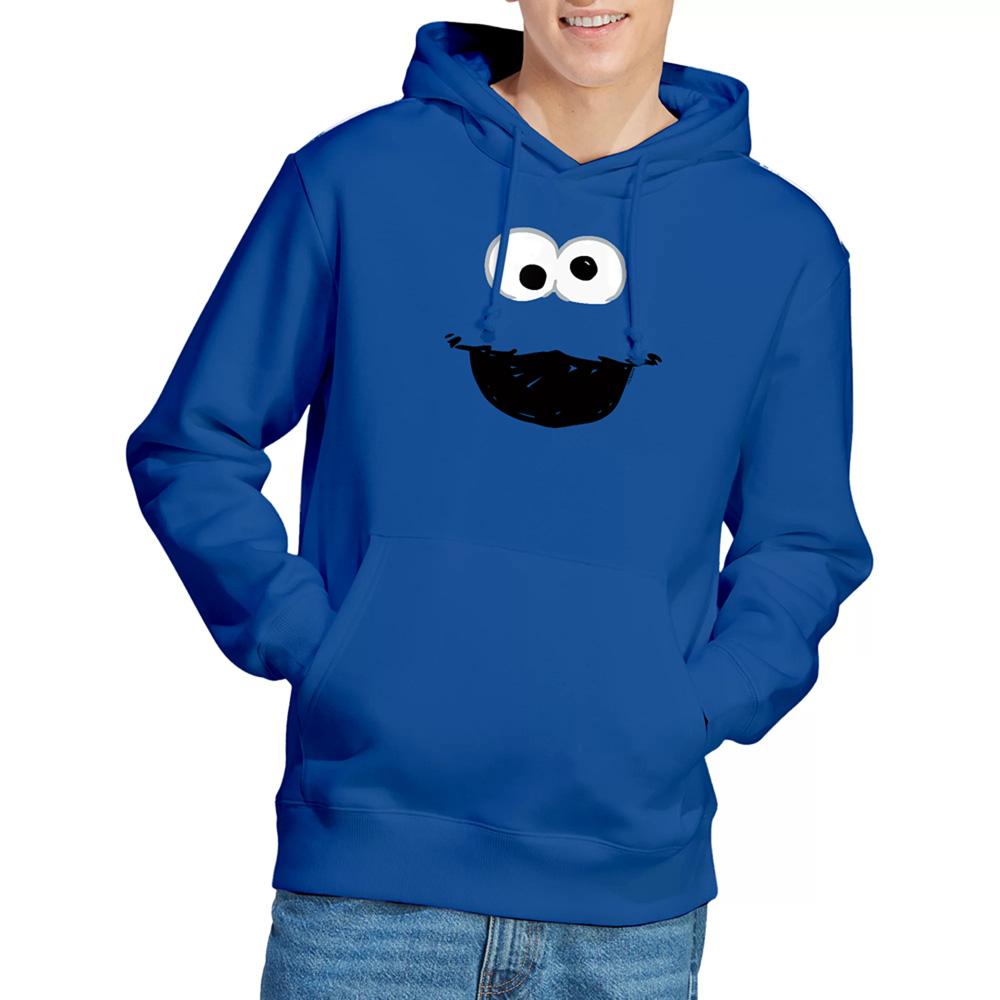 Sesame Street Unisex Adult Cookie Monster Sketch Hoodie