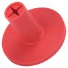 38mm Golf Rubber Tee Holder Golf Training Aid for Driving Range and Practice MatRed