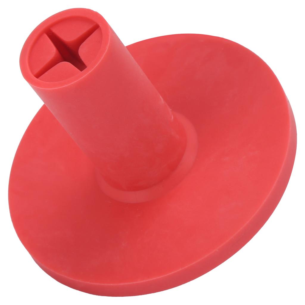38mm Golf Rubber Tee Holder Golf Training Aid for Driving Range and Practice MatRed
